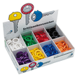 WEDO Schlüsselkennring 2628008 Kunststoff sortiert 200 St./Pack. (PACK=200 STÜCK) Produktbild Additional View 1 S