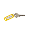 Schlüsselanhänger mit Ring und auswech- selbaren Etiketten 52x21x3mm gelb Wedo Kunststoff 262.8018.05 (PACK=100 STÜCK) Produktbild Additional View 3 S