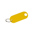 Schlüsselanhänger mit Ring und auswech- selbaren Etiketten 52x21x3mm gelb Wedo Kunststoff 262.8018.05 (PACK=100 STÜCK) Produktbild Additional View 2 S