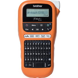 Beschriftungsgerät P-touch E110 Qwertz/3,5-12mm Brother PTE110G1 Produktbild