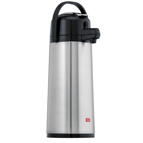 Melitta Isolierkanne 16718 2,2l silber/schwarz Produktbild Additional View 1 L