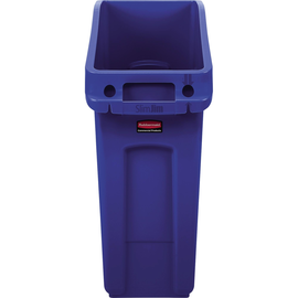 Rubbermaid Untertischbehälter Slim Jim 2026699 49l blau Produktbild