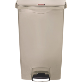 Rubbermaid Tretabfalleimer Slim Jim 1883456 Kunststoff 30l beige Produktbild