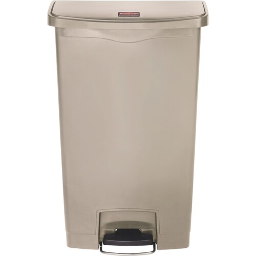 Rubbermaid Tretabfalleimer Slim Jim 1883456 Kunststoff 30l beige Produktbild Front View L