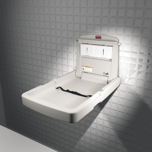 Rubbermaid Baby-Wickelstation FG781988LPLAT vertikal Produktbild Additional View 1 L