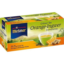 Meßmer Tee Grüner Tee Orange-Ingwer 25 Btl./Pack. (PACK=25 STÜCK) Produktbild