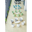 easyDesk Beistelltisch scandi TBS85.23.13 50x85cm buche/weiß Produktbild Additional View 1 S