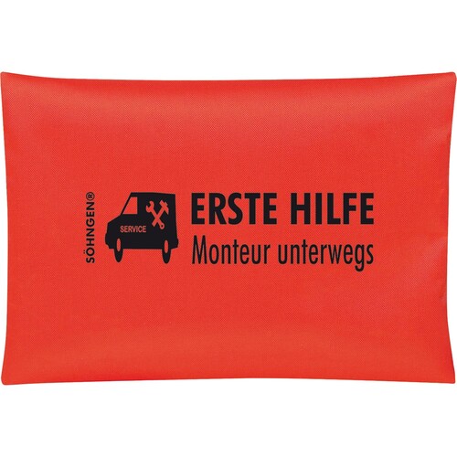 SÖHNGEN Erste Hilfe Koffer Monteur 0308023o DIN 13157 orange Produktbild Front View L