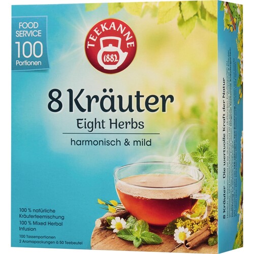 Teekanne Tee 8 Kräuter 7033 100 St./Pack. (PACK=100 STÜCK) Produktbild Front View L