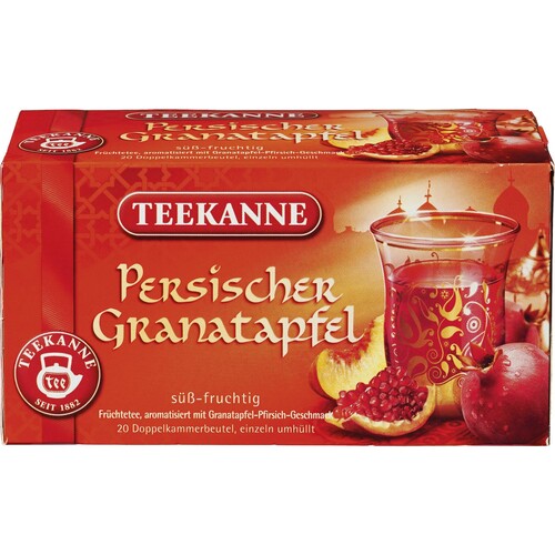 Teekanne Tee Persischer Granatapfel 6992 20 St./Pack. (PACK=20 STÜCK) Produktbild Front View L
