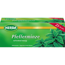 HERBA Tee Pfefferminze 7669 25 St./Pack. (PACK=25 STÜCK) Produktbild