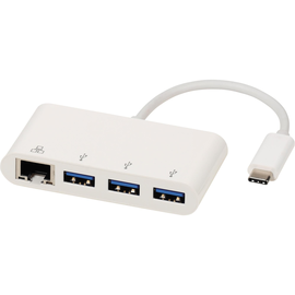 Vivanco USB-Hub 39637 USB3.1 3fach +LAN Produktbild