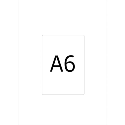 Adress-Etiketten PREMIUM Inkjet+Laser+ Kopier 105x148mm auf A6 Bögen weiß Herma permanent 8689 (PACK=800 STÜCK) Produktbild Additional View 1 L