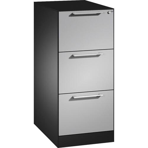 C+P Hängeregistraturschrank Asisto 146245311S10013 A4 1bhg sgr/wsalu Produktbild Front View L
