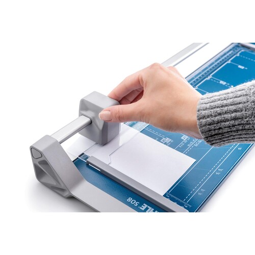 Rollenschneider 508 DIN A3 Metall blau 508, 209 x 589 mm DAHLE 00508-24050 460 mm, 0.6 mm, 6 Blatt Produktbild Additional View 1 L