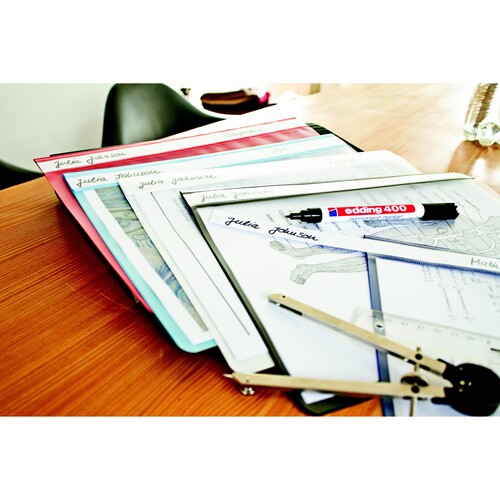 edding Permanentmarker 400 4-400-10 1mm sort. 10St. (PACK=10 STÜCK) Produktbild Additional View 4 L