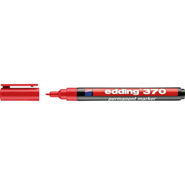edding Permanentmarker 370 4-370002 1mm Rundspitze nachfüllbar rot Produktbild