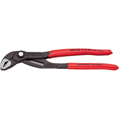 KNIPEX Wasserpumpenzange Cobra 87 01 250 250mm Spannweite 30mm Produktbild Front View L