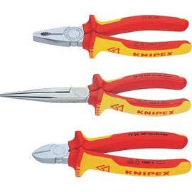 KNIPEX VDE Zangen-Set 00 20 12 3teilig Produktbild