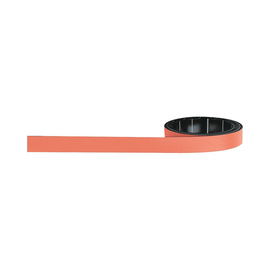 Magnetband 1m x 10mm orange beschriftbar Magnetoplan 1261044 Produktbild