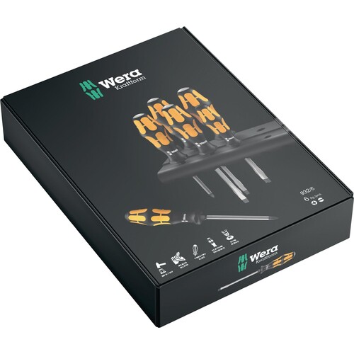 Wera Schraubendrehersatz 932/6 05018282001 6teilig Produktbild Additional View 1 L