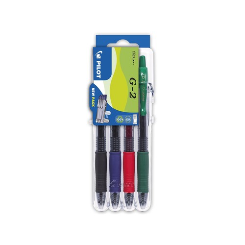 Gelschreiber BL-G2-7 Etui SET2GO BL-G2-7-S4E 0,4mm Pilot farbig sortiert 2605S4E (ETUI=4 STÜCK) Produktbild Additional View 1 L