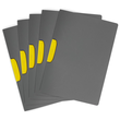 Klemmmappe DURASWING A4 mit gelber Klemme bis 30Blatt anthrazit Durable Hartfolie 2304-04 (PACK=5 STÜCK) Produktbild
