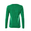 T-Shirt, Damen, mit COOLMAX®, Langarm /  Gr. 4XLONE, Grasgrün  meliert/Grün Produktbild Additional View 2 S