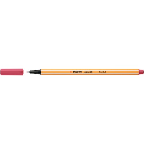 Fineliner Point 88 0,4mm erdbeerrot Stabilo 88/49 Produktbild