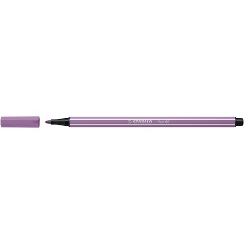 Fasermaler Pen 68 1mm Rundspitze grauviolett Stabilo 68/62 Produktbild