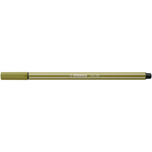 Fasermaler Pen 68 1mm Rundspitze schlammgrün Stabilo 68/37 Produktbild Additional View 1 L