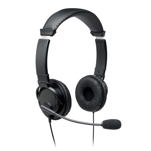 Headset Hifi mit Mikrofon USB-A anschluss schwarz Kensington K97601WW Produktbild Additional View 6 L