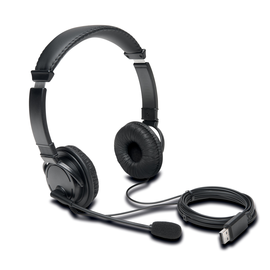 Headset Hifi mit Mikrofon USB-A anschluss schwarz Kensington K97601WW Produktbild