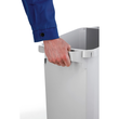 Abfalleimer DURABIN 60l Behälter grau + Deckel gelb Durable VEH2012026 52x61x49cm Produktbild Additional View 2 S