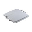 DURABLE Abfalleimer DURABIN FLIP 52x61x49cm grau VEH2013020 + Deckel Produktbild Additional View 2 S