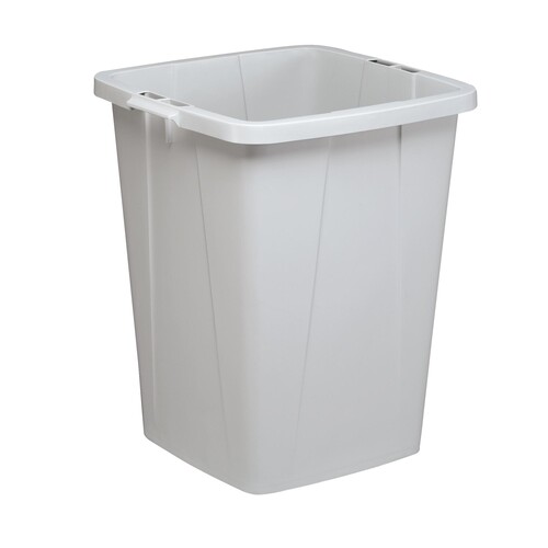 DURABLE Abfalleimer DURABIN FLIP 52x61x49cm grau VEH2013020 + Deckel Produktbild Additional View 1 L