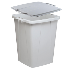DURABLE Abfalleimer DURABIN FLIP 52x61x49cm grau VEH2013020 + Deckel Produktbild