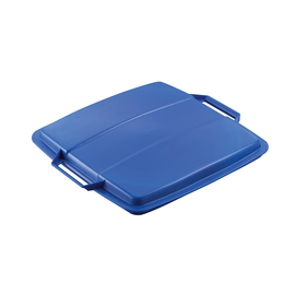 DURABLE Abfalleimer DURABIN FLIP VEH2012031 52x61x49cm grau/blau Produktbild