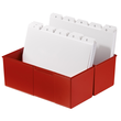 HAN Karteikasten 975-17 DIN A5 quer max. 450Karten PS rot Produktbild Additional View 7 S