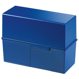 HAN Karteikasten 975-14 DIN A5 quer max. 450Karten PS blau Produktbild