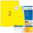 HERMA Etikett 4565 199,6x143,5mm A4 gelb 200 St./Pack. (PACK=200 STÜCK) Produktbild