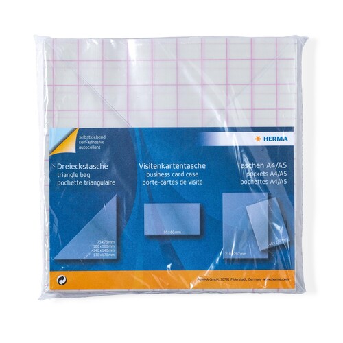 HERMA Dreieckstaschen 1411 140x140mm tr 100 St./Pack. (PACK=100 STÜCK) Produktbild Additional View 7 L