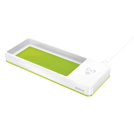 Leitz Stifteschale WOW 53651054 Induktionsladegerät weiß/grün Produktbild