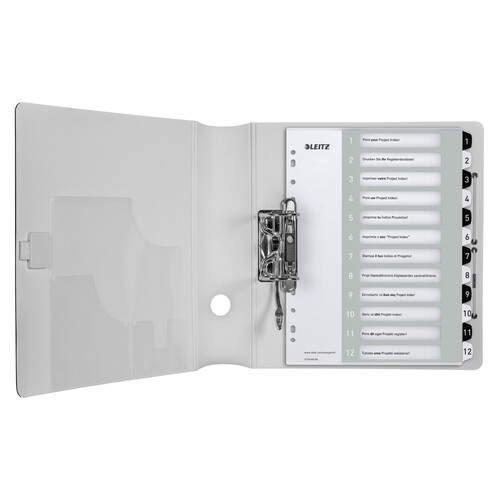Leitz Register 12160000 DIN A4 1-12 schwarz Produktbild Additional View 5 L