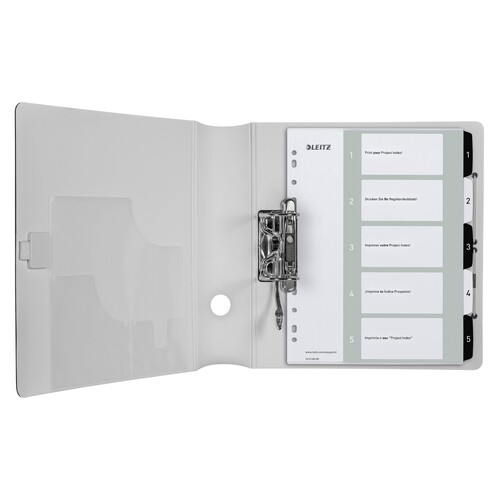 Leitz Register 12130000 DIN A4 1-5 schwarz Produktbild Additional View 4 L