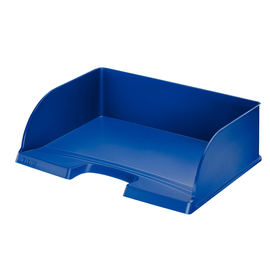 Leitz Briefablage Jumbo Plus 52190035 DIN A4 quer PS blau Produktbild