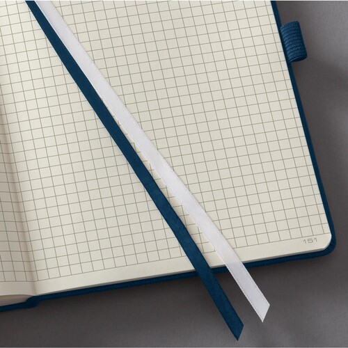 SIGEL Notizbuch Conceptum CO656 ca. DIN A5 kariert 194Bl. HC d.blau Produktbild Additional View 2 L