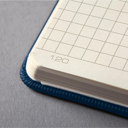 SIGEL Notizbuch Conceptum CO656 ca. DIN A5 kariert 194Bl. HC d.blau Produktbild Additional View 3 L