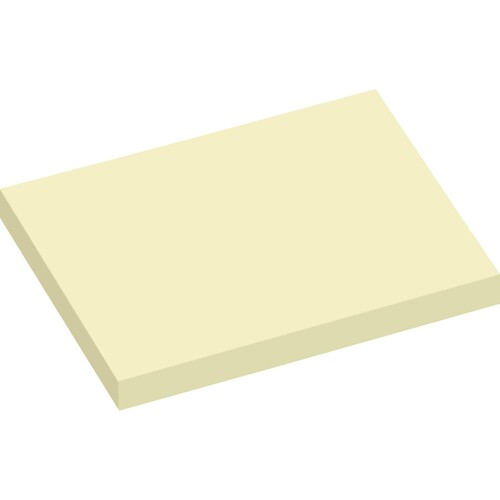 Soennecken Haftnotiz Powernotes 5863 100x75mm 100Bl. gelb Produktbild Front View L