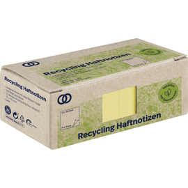 Soennecken Haftnotiz oeco 5872 RC 75x75mm 100Bl. gelb 12St. (PACK=12 STÜCK) Produktbild